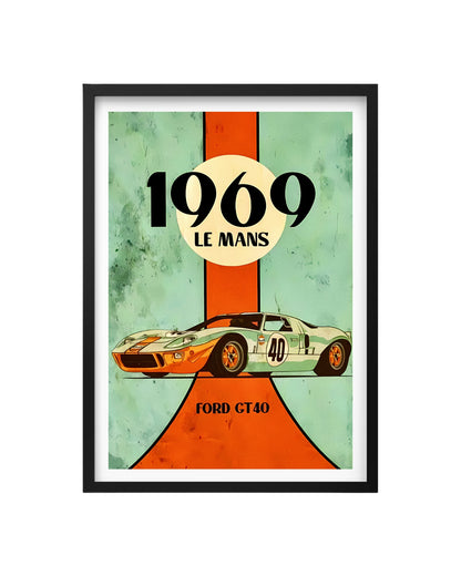 Cuadro Ford GT40 - Le Mans 1969