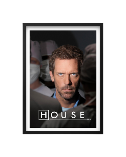 Cuadro Dr. House - El Genio Incorregible