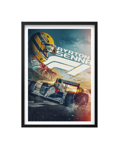 Cuadro Ayrton Senna
