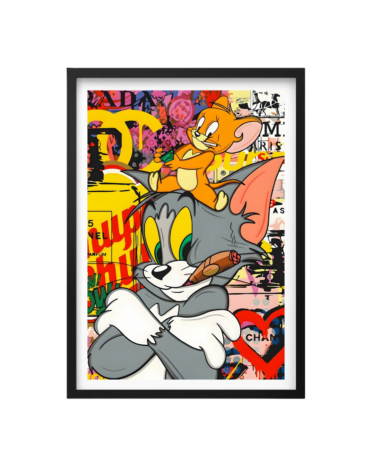 Cuadro Tom y Jerry Pop Art