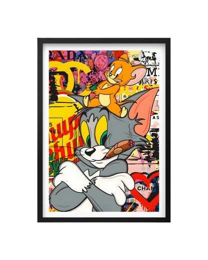 Cuadro Tom y Jerry Pop Art