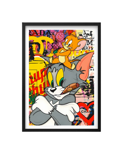 Cuadro Tom y Jerry Pop Art