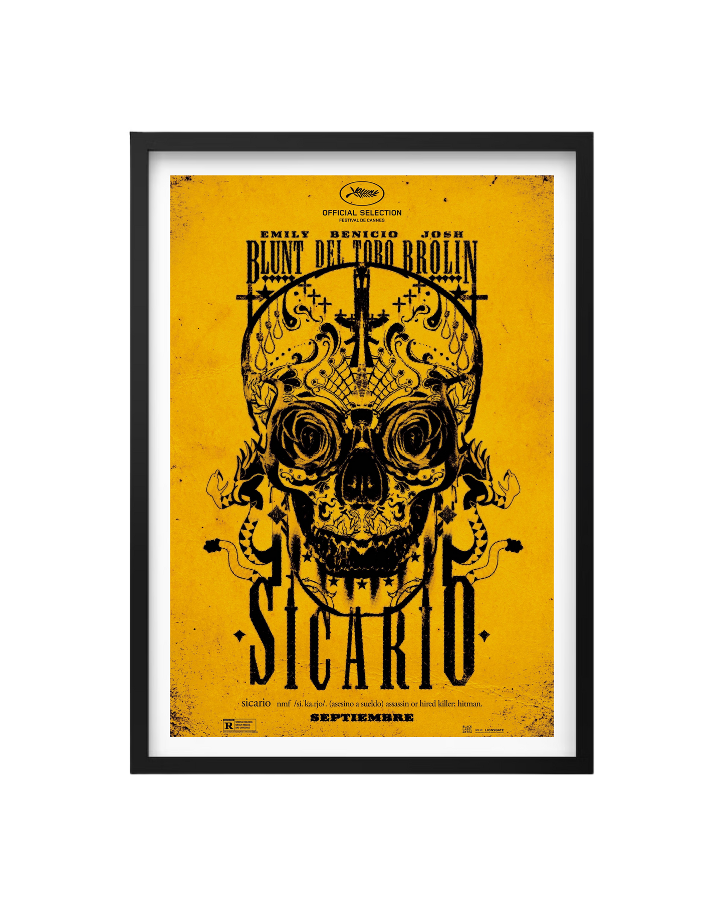 Cuadro Sicario – La Guerra No Tiene Rostro