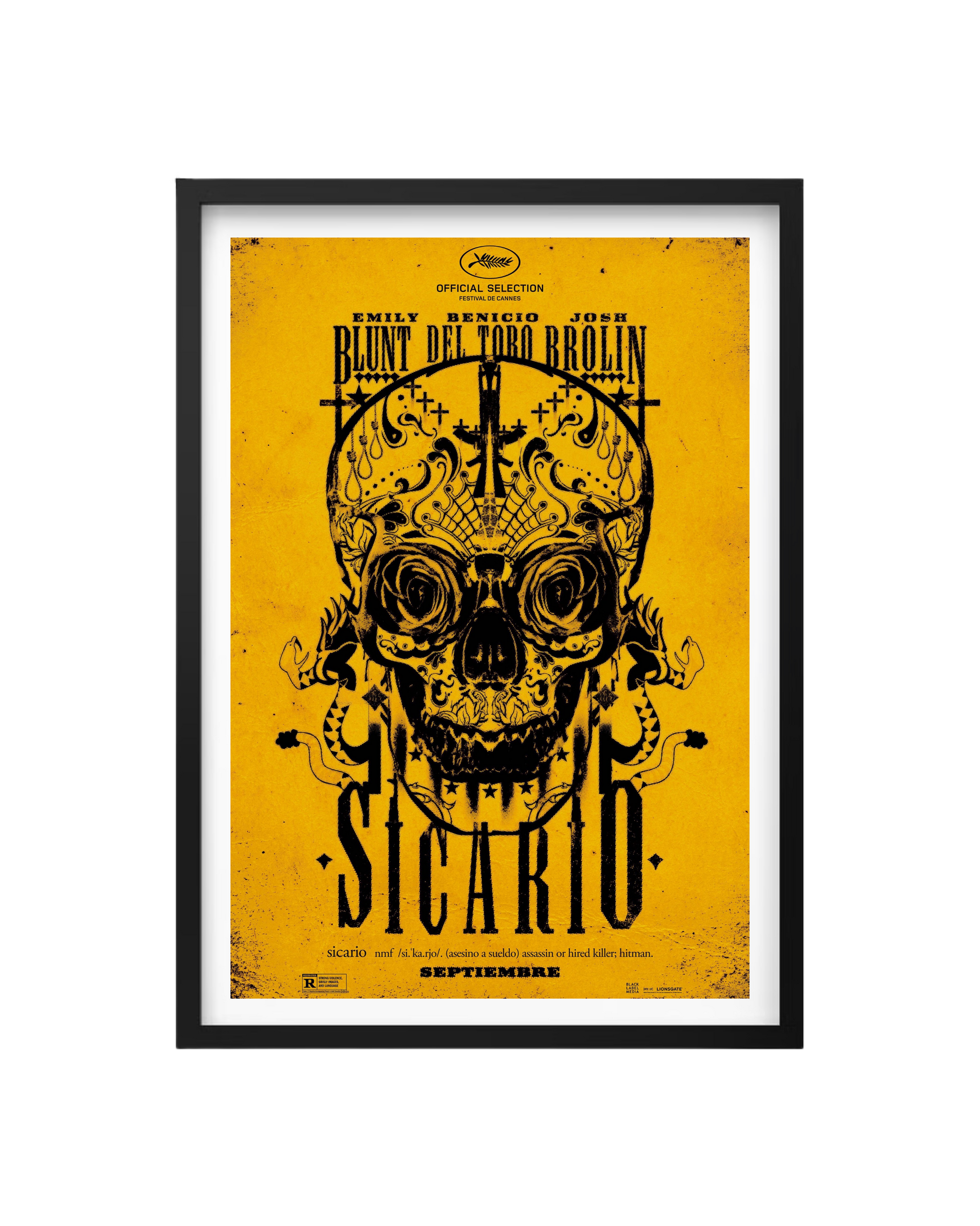 Cuadro Sicario – La Guerra No Tiene Rostro