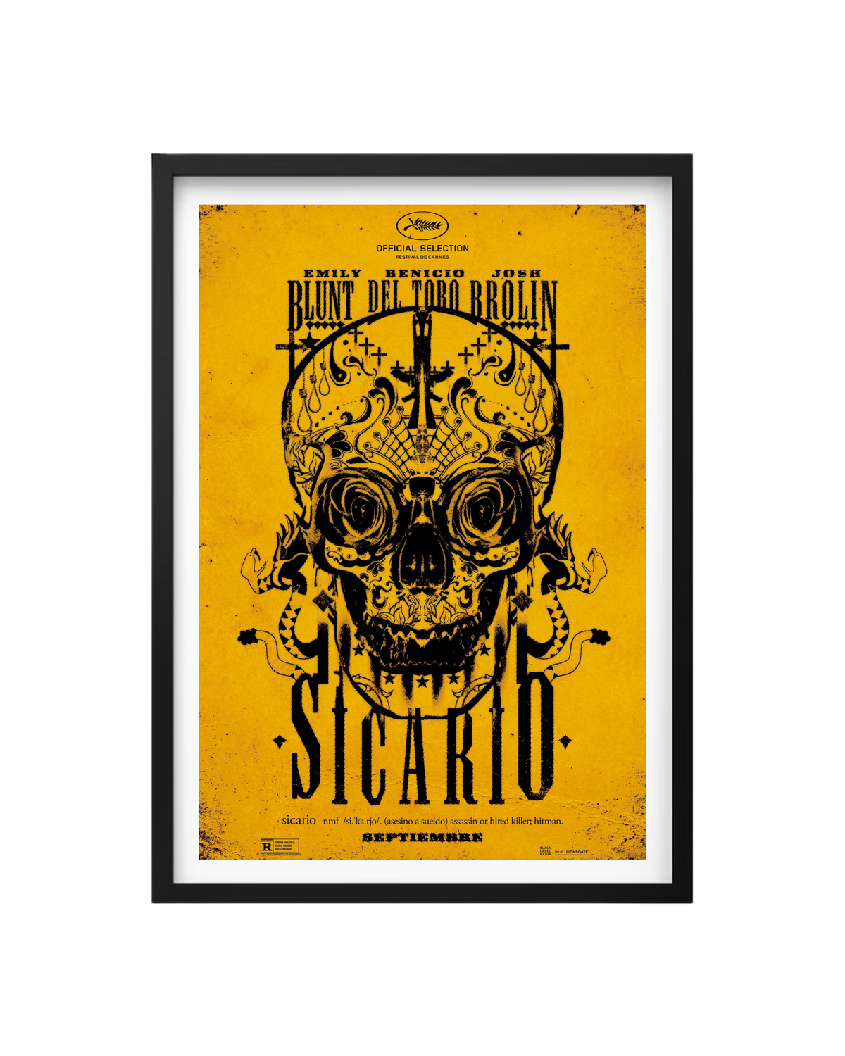 Cuadro Sicario – La Guerra No Tiene Rostro