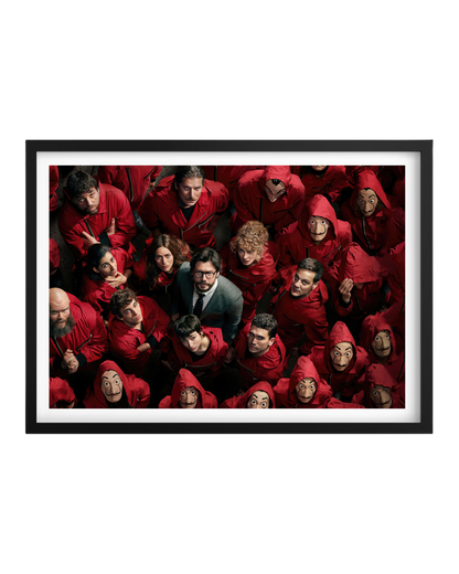Cuadro La Casa de Papel - Bella Ciao