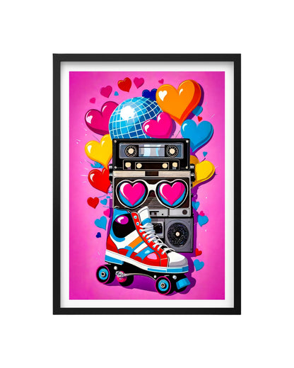 Cuadro Fiesta Retro Mix