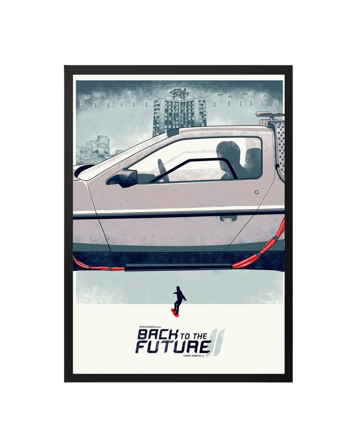 Pack Trilogía Volver al Futuro Minimalista – 3 Cuadros 70x50 | Back to the Future