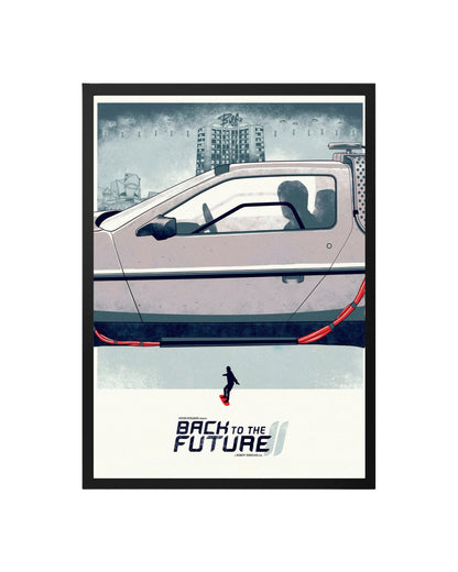 Pack Trilogía Volver al Futuro Minimalista – 3 Cuadros 70x50 | Back to the Future