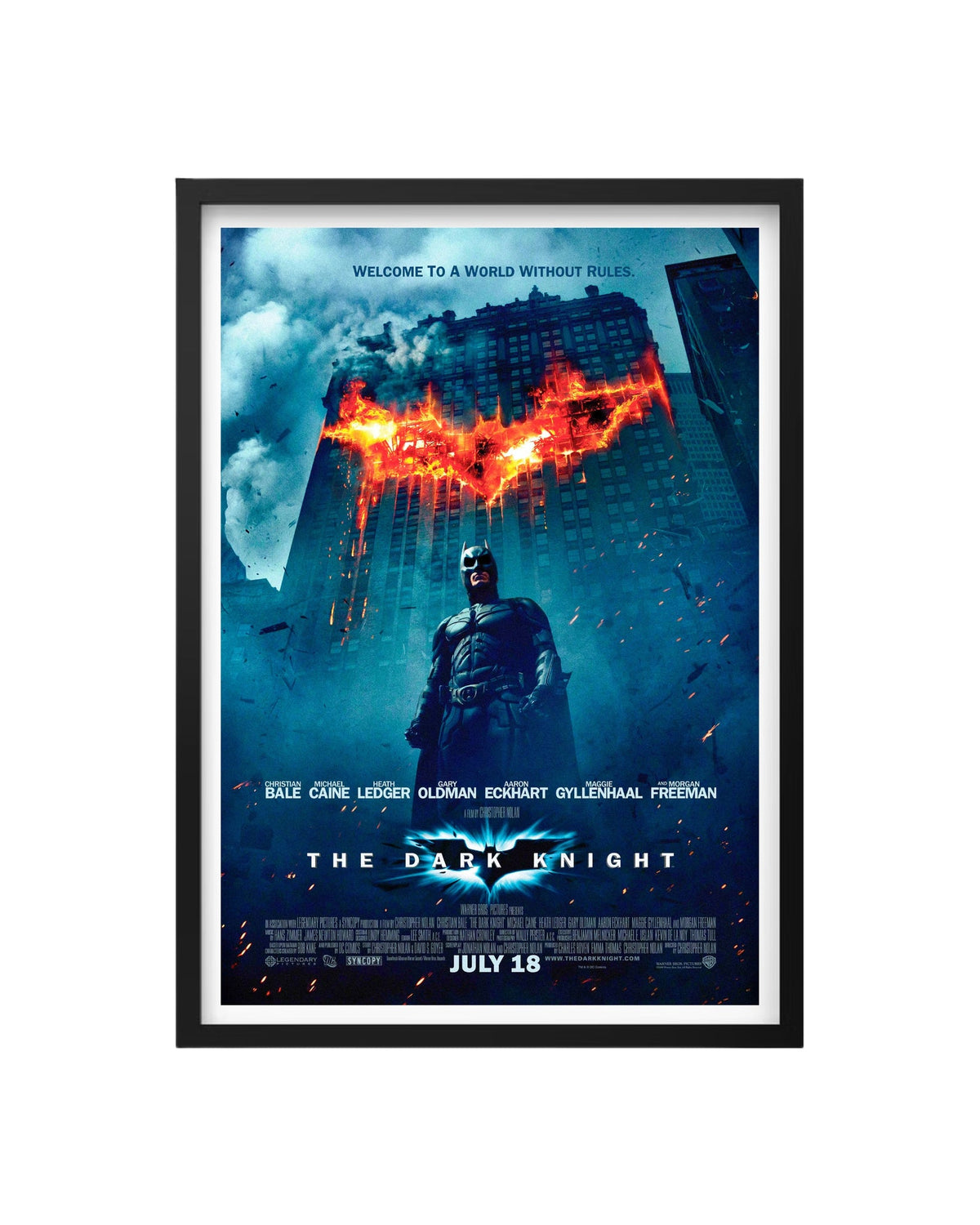 Pack Cuadros Trilogía El Caballero de la Noche – 3 Cuadros 70x50 | Batman The Dark Knight
