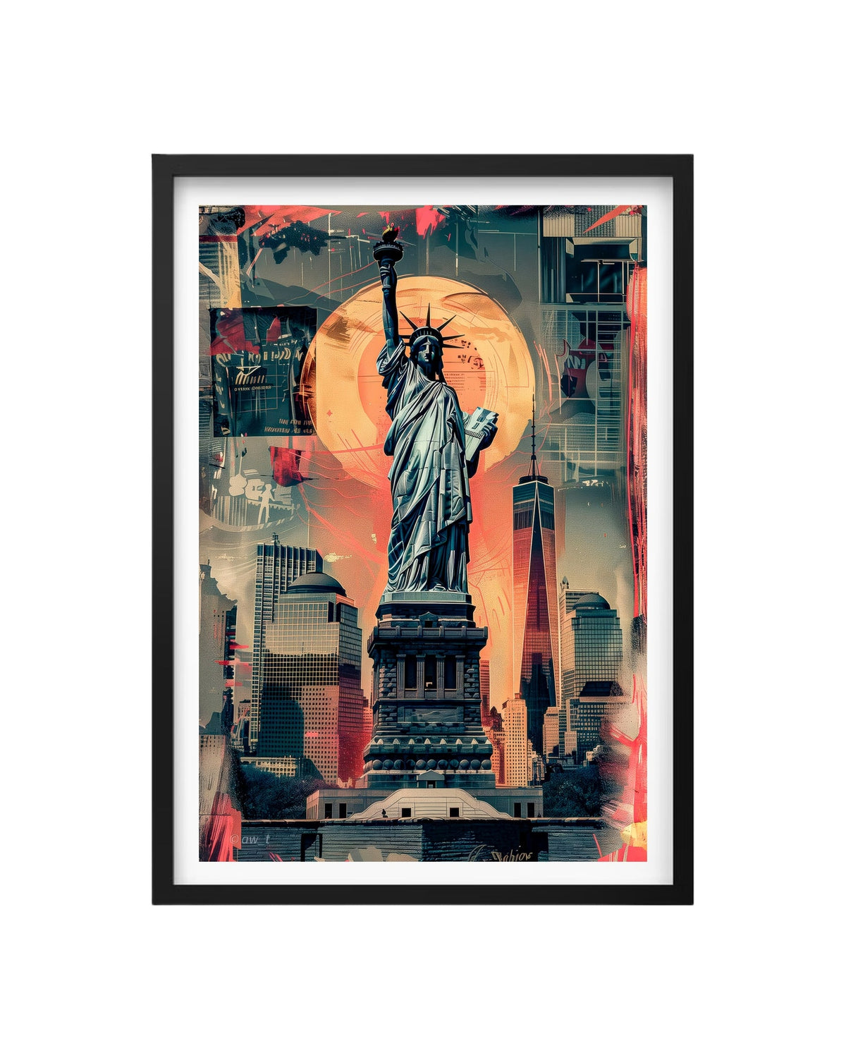 Cuadro Libertad Urbana: El Corazón De Nueva York