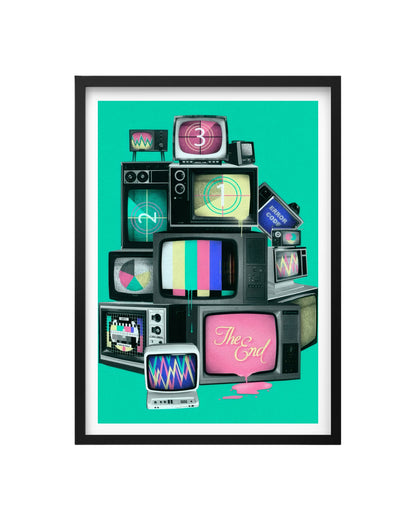 Cuadro Cuadro Retro Tv