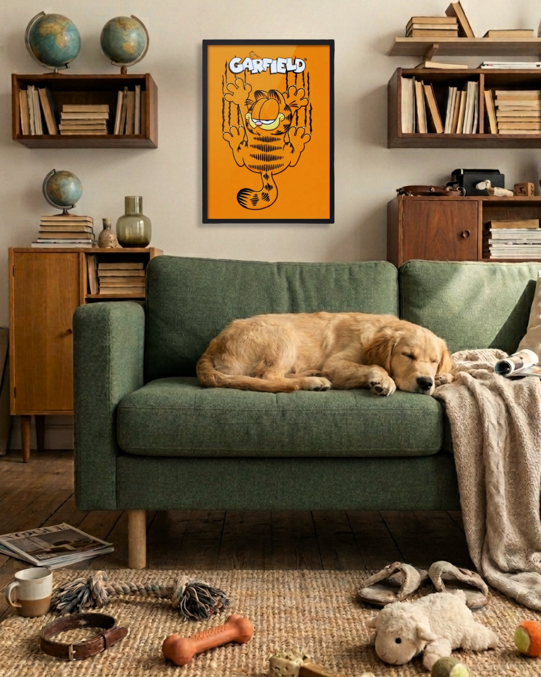Cuadro Garfield – Comer y dormir, dormir y comer...