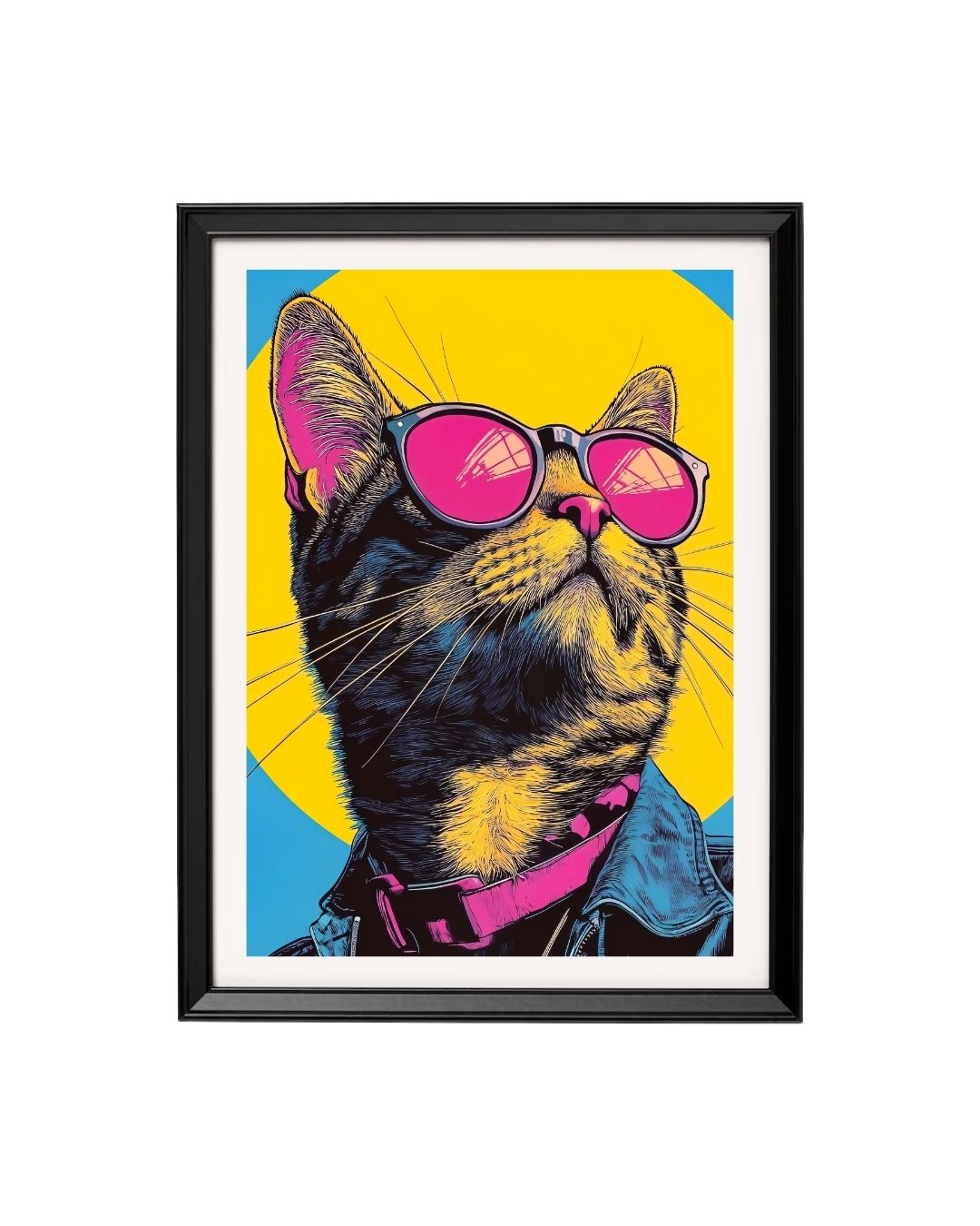 Cuadro Gato pop