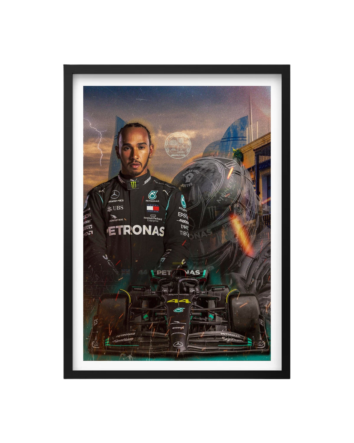 Cuadro Lewis Hamilton
