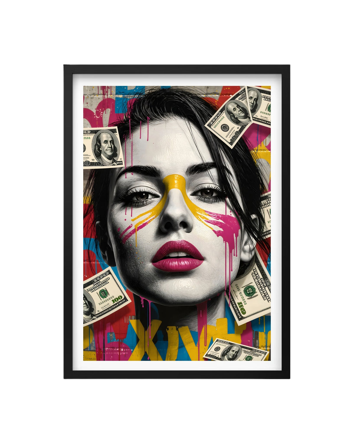 Cuadro Pop Art Urbano - Dinero, Estilo y Actitud