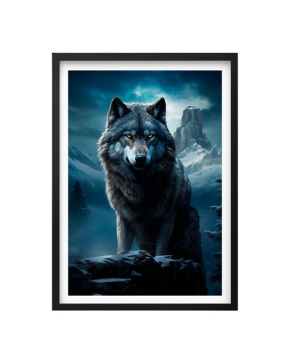 Cuadro El Lobo de las Cumbres