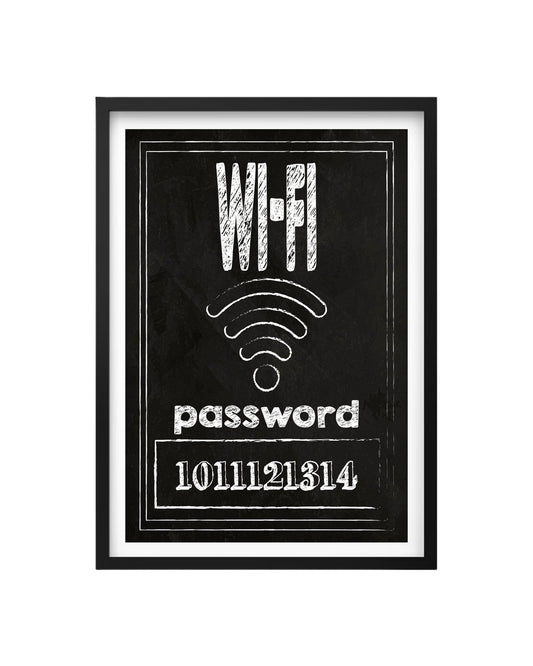Cuadro Wi-Fi Password - La Clave de la Conexión