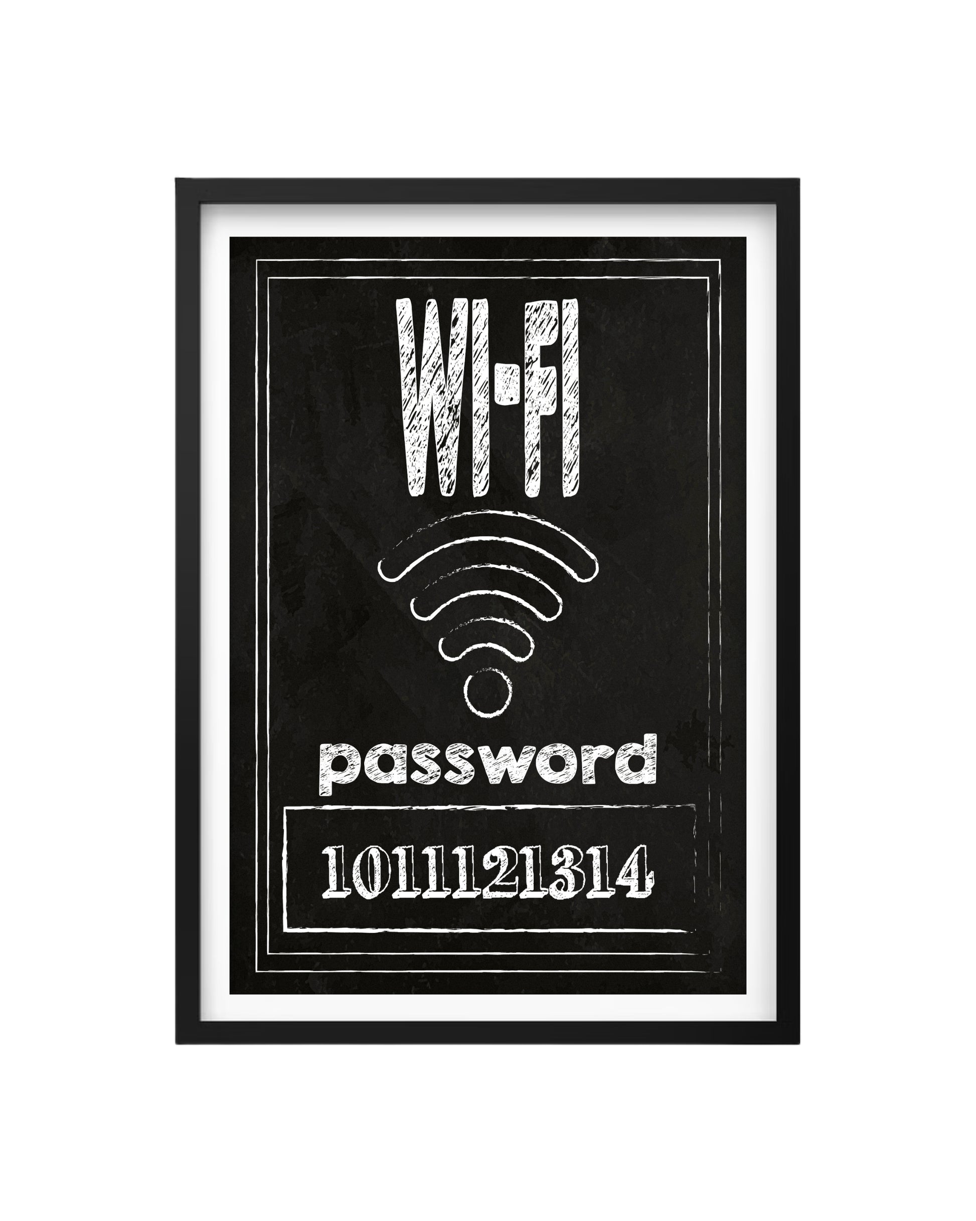 Cuadro Wi-Fi Password - La Clave de la Conexión