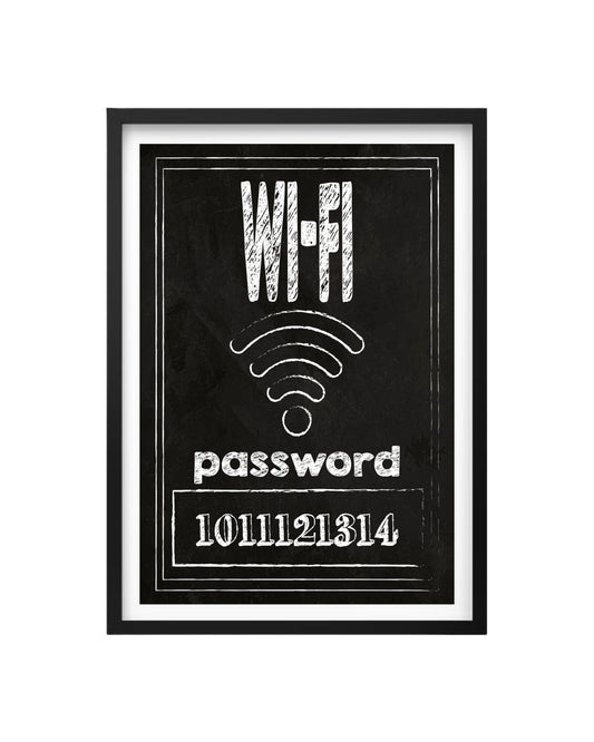 Cuadro Wi-Fi Password - La Clave de la Conexión