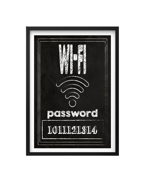 Cuadro Wi-Fi Password - La Clave de la Conexión