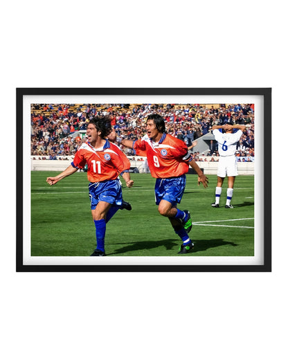 Cuadro Ivan Zamorano Y Marcelo Salas