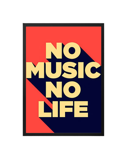 Cuadro Cuadro No Music No Life