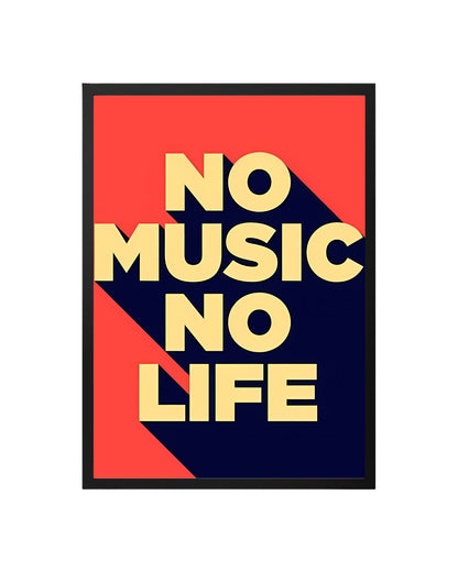 Cuadro Cuadro No Music No Life