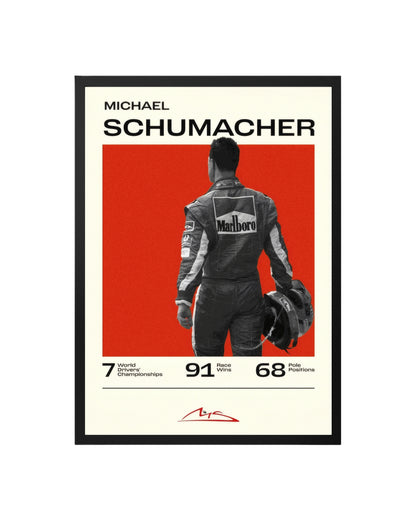 Cuadro Michael Schumacher