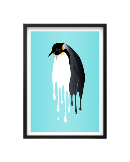 Cuadro Eco Glacial: El Pingüino Derretido