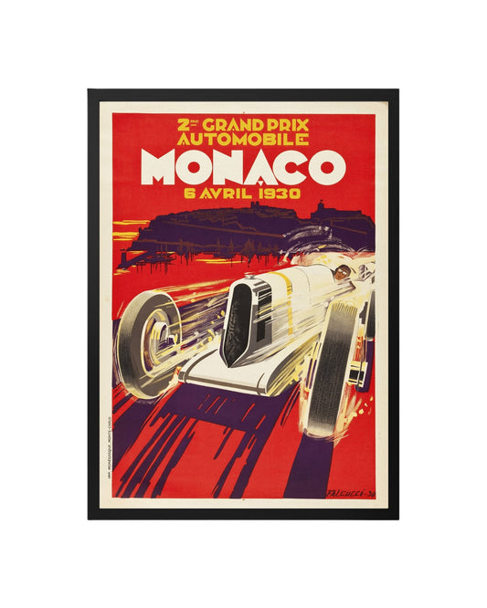 Cuadro Monaco 1930 - La Velocidad de un Sueño