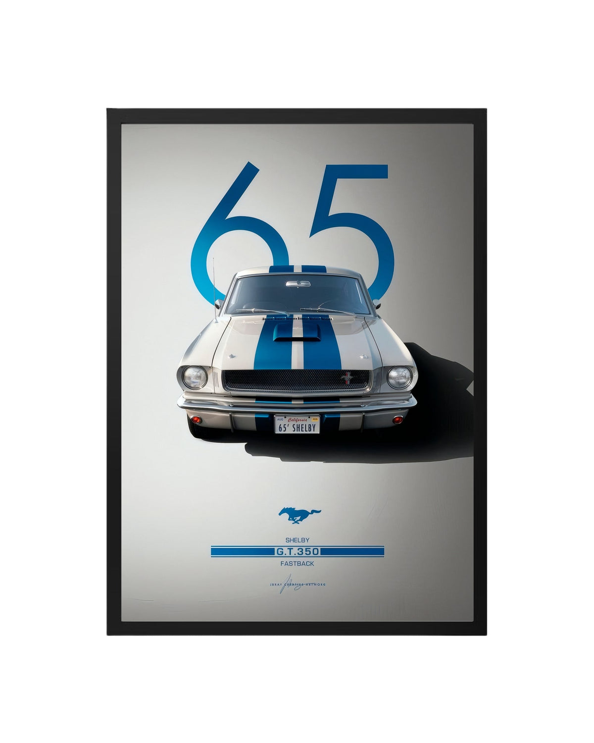 Cuadro Ford Mustang Shelby G.t. 350 1965