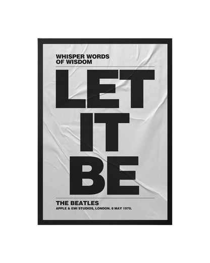 Cuadro Let It Be - La Sabiduría de The Beatles