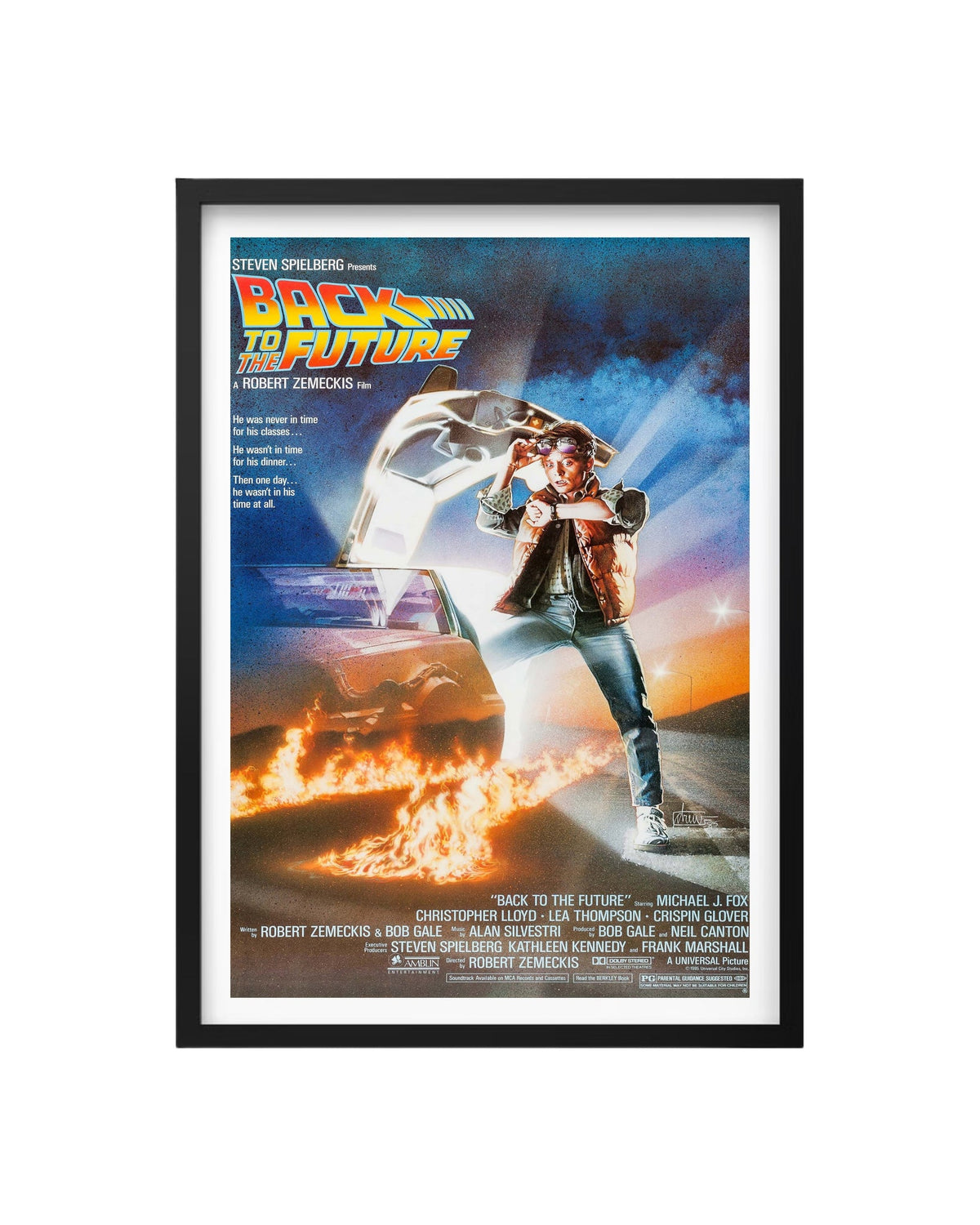 Cuadro Volver Al Futuro - Poster Original 1985