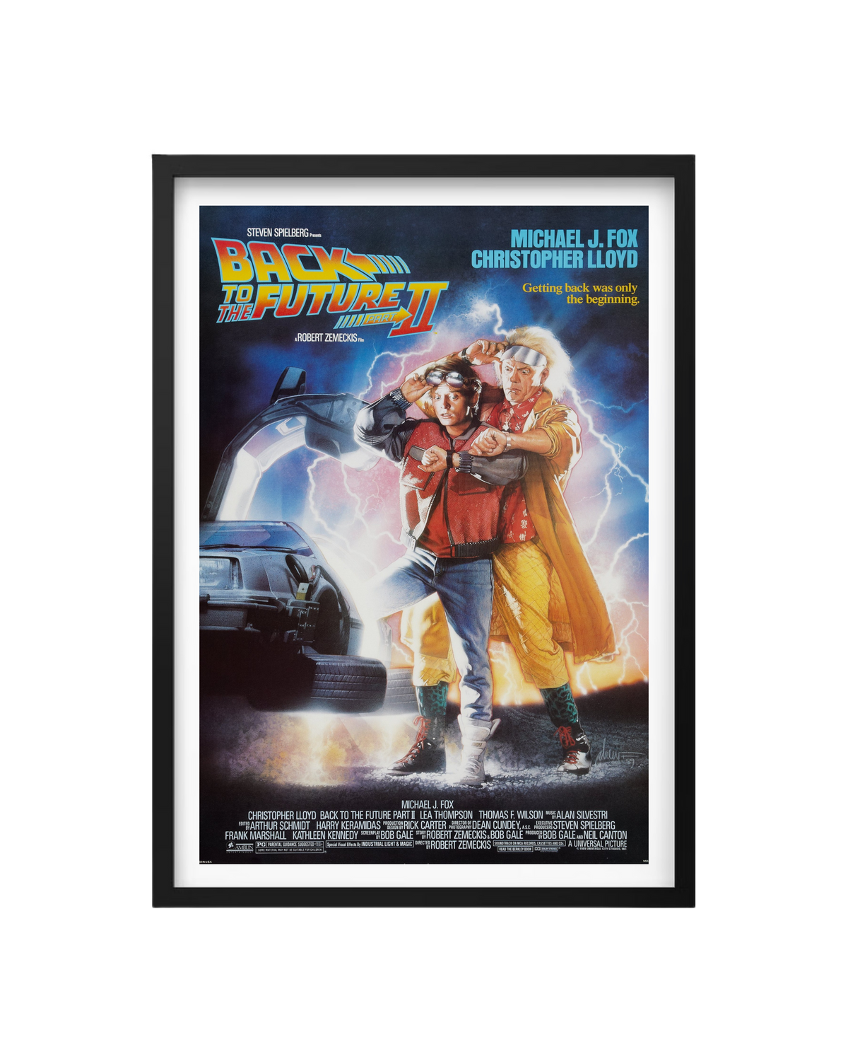 Cuadro Cuadro Volver al Futuro II - Poster Original 1989