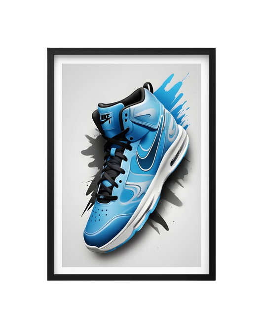 Cuadro Zapatilla Splash - Energía Urbana y Estilo Pop