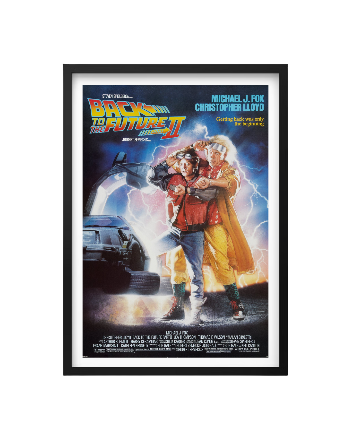 Cuadro Cuadro Volver al Futuro II - Poster Original 1989