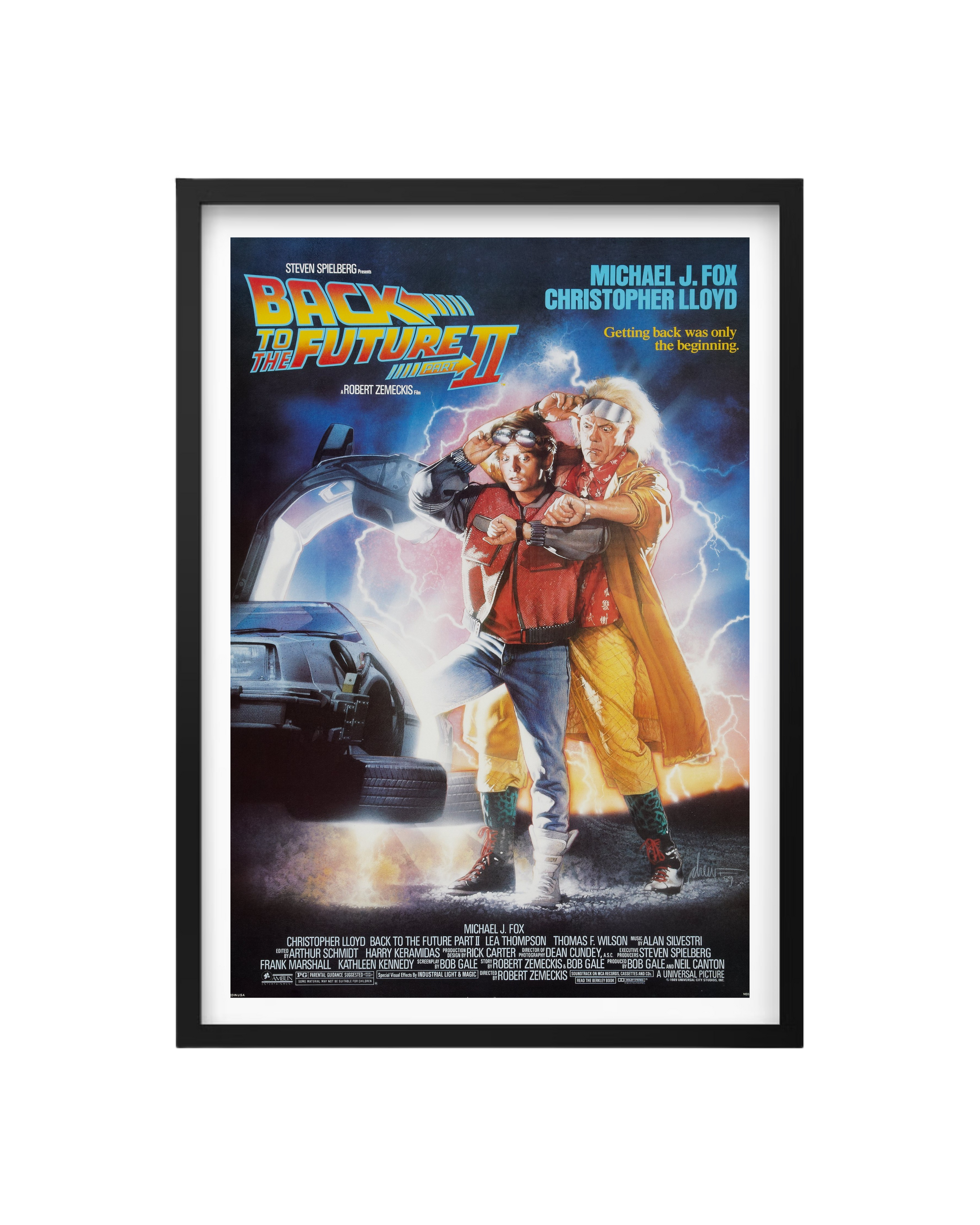 Cuadro Cuadro Volver al Futuro II - Poster Original 1989