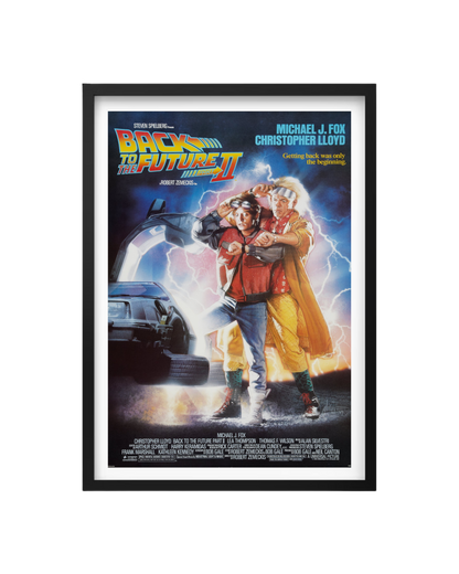 Cuadro Cuadro Volver al Futuro II - Poster Original 1989