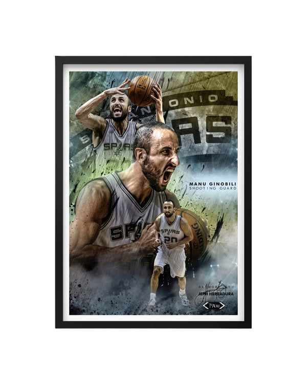 Cuadro Manu Ginóbili (San Antonio Spurs)