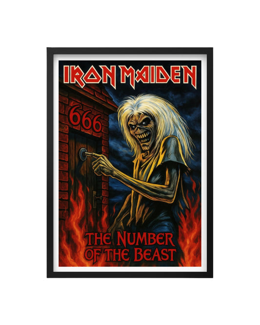 Cuadro Iron Maiden – The Number of the Beast
