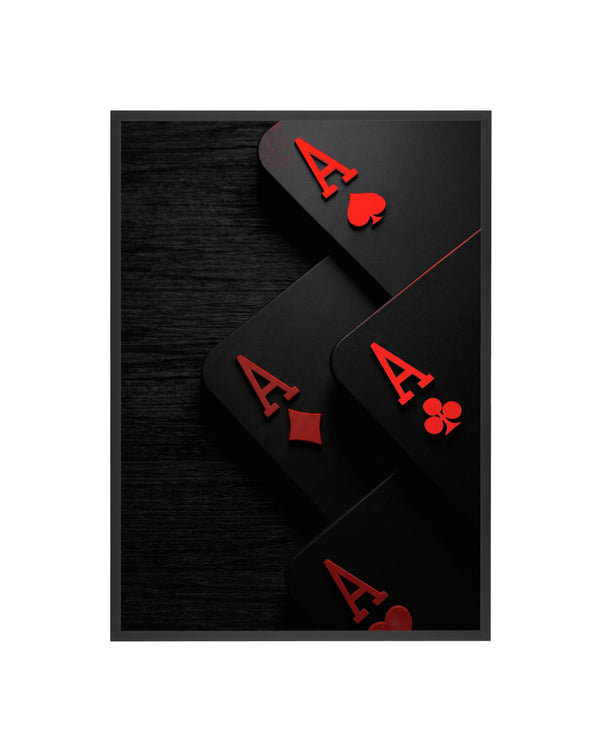 Cuadro Los Cuatro Ases (Poker Edition)