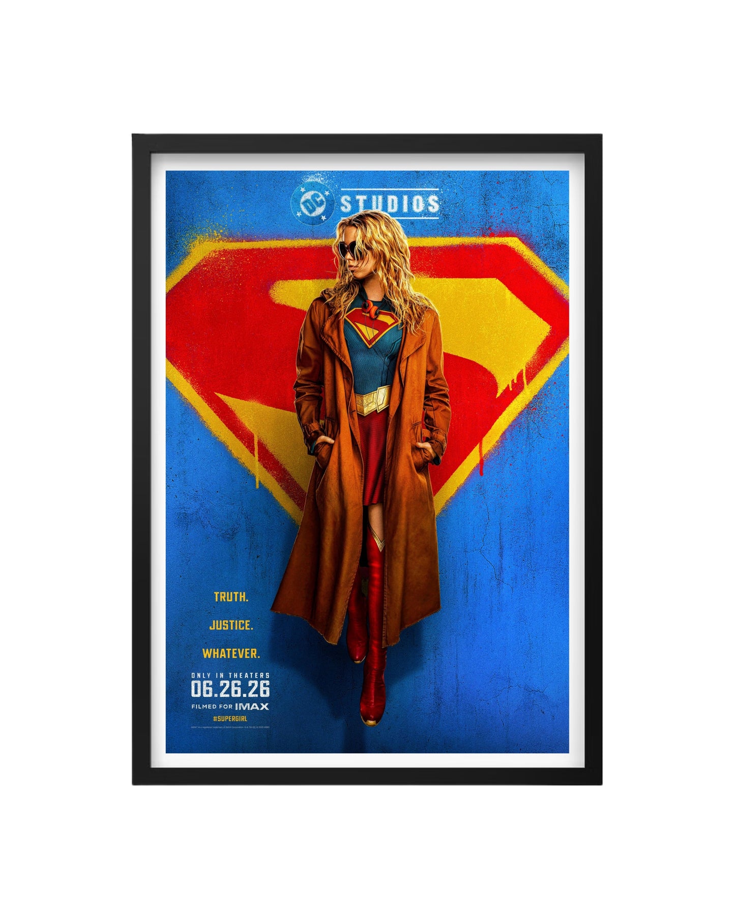 Cuadro Supergirl - Verdad. Justicia. Lo que sea.