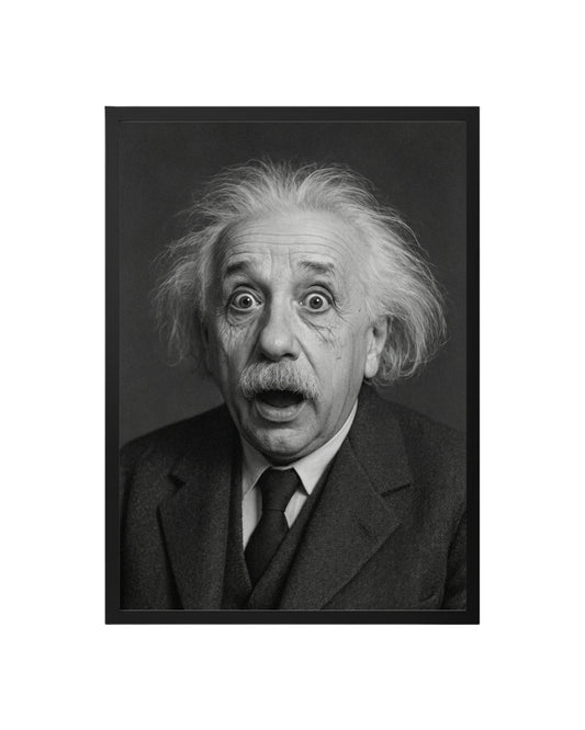 Cuadro Albert Einstein – Retrato Sorprendido del Genio
