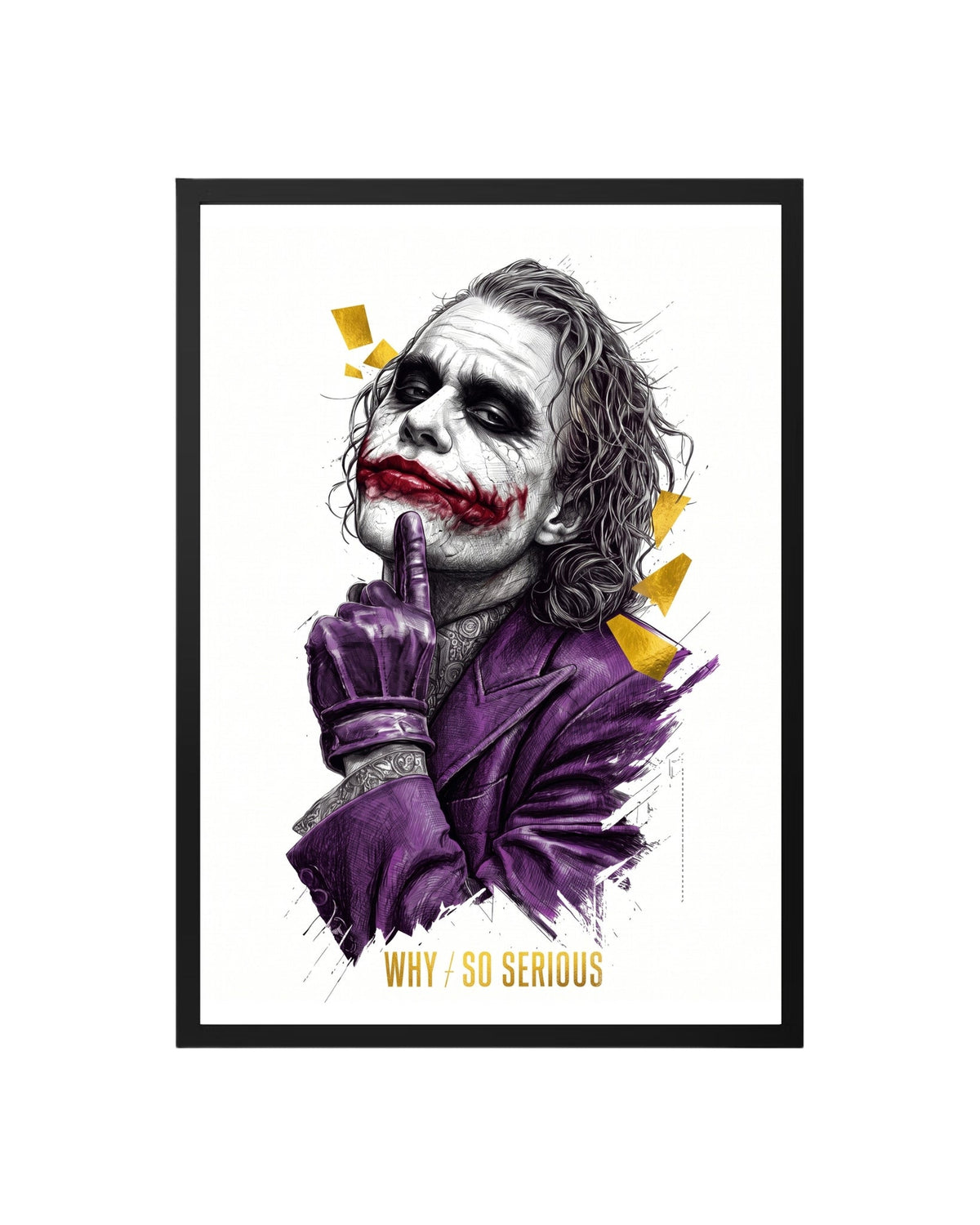 Cuadro The Joker Heath Ledger – Why So Serious