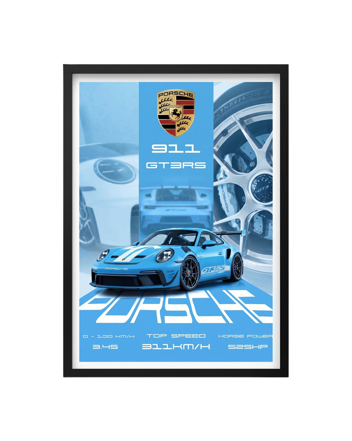 Cuadro Porsche 911 GT3 RS – Supercar Performance