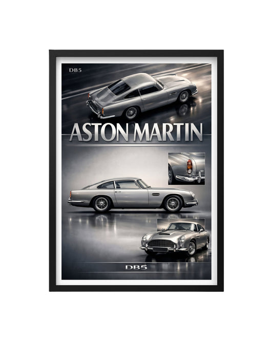 Cuadro Aston Martin DB5 – Elegancia Británica y Diseño Icónico