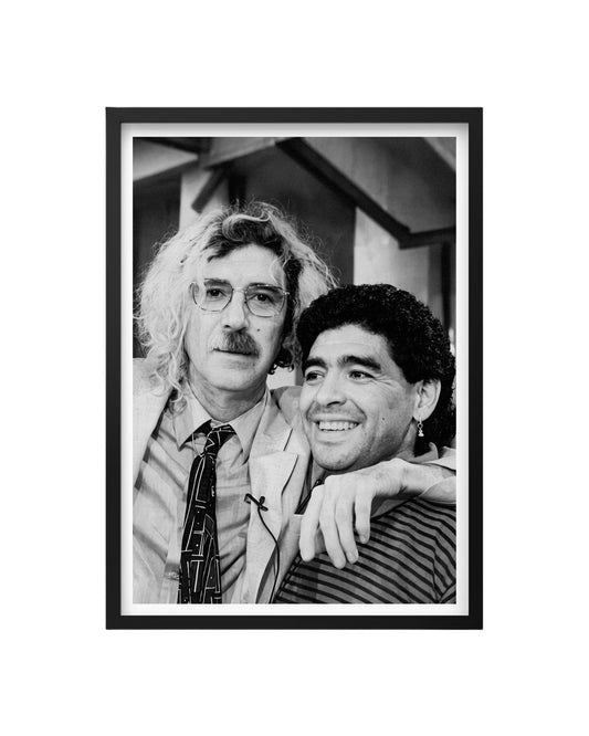 Cuadro Charly García & Diego Maradona – Íconos Eternos