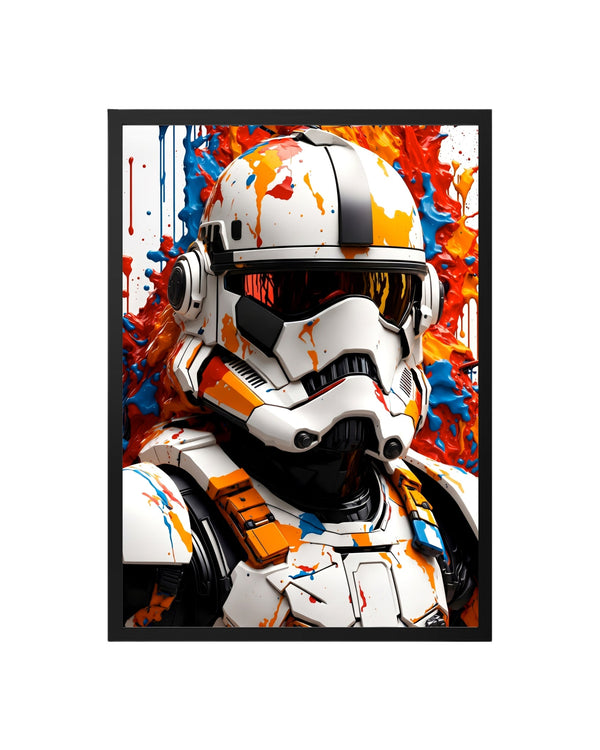Cuadro Star Wars – Soldado Imperial Explosión de Color