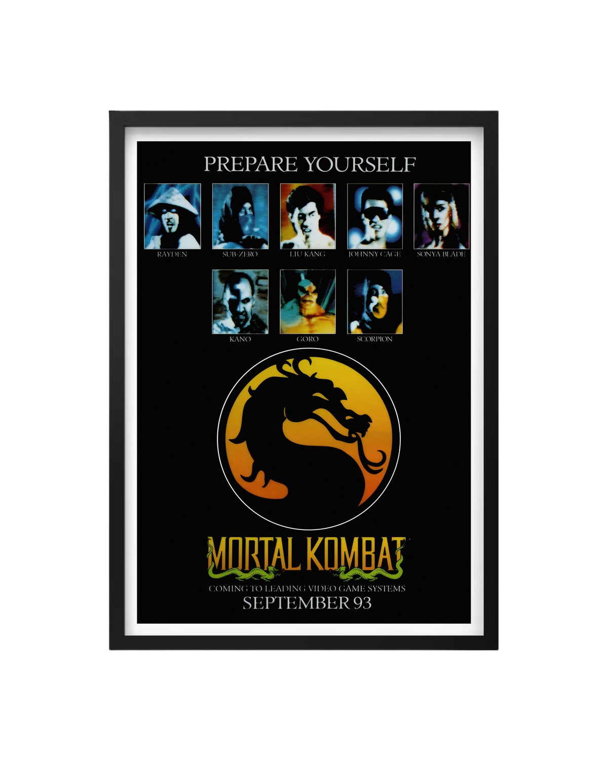 Cuadro Mortal Kombat – Prepare Yourself (1993)